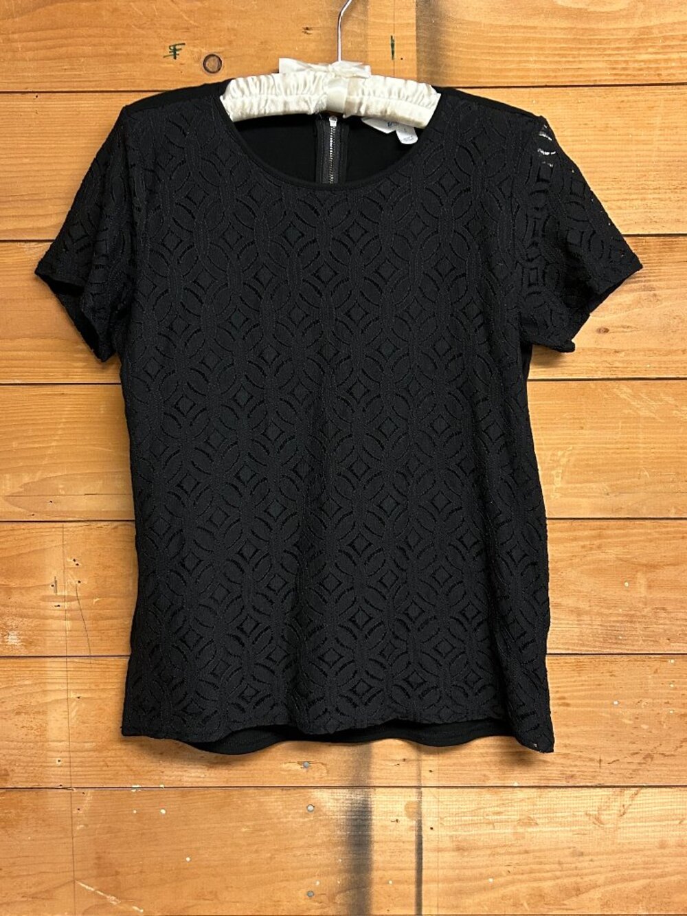 black dressy t-shirt - Market & Spruce - S